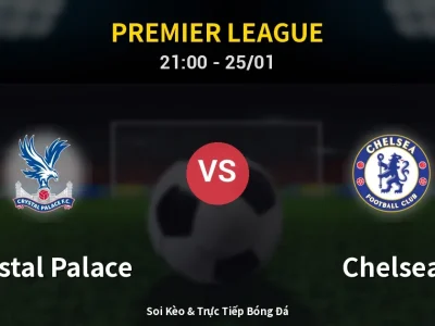 🔴 Trực Tiếp: Crystal Palace 0-1 Chelsea – Link Xem Premier League (Full HD)