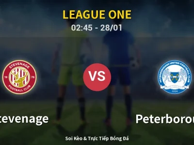 Kết Quả: Stevenage 1-0 Peterborough – Highlight & Bàn Thắng | League One