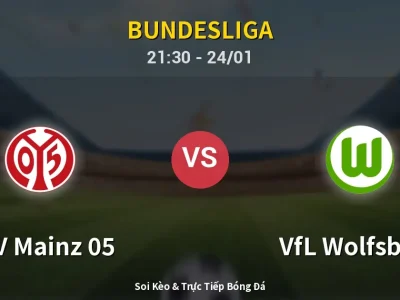 Soi Kèo FSV Mainz 05 vs VfL Wolfsburg – 21:30 24/01 | Nhận Định, Dự Đoán Tỷ Số