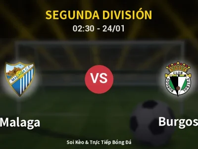 Kết Quả: Malaga 3-0 Burgos – Highlight & Bàn Thắng | Segunda División