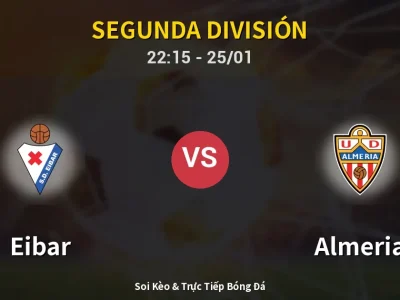 Soi Kèo Eibar vs Almeria – 22:15 25/01 | Nhận Định, Dự Đoán Tỷ Số