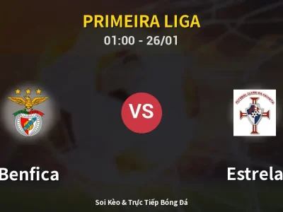 Kết Quả: Benfica 4-0 Estrela – Highlight & Bàn Thắng | Primeira Liga