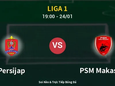 🔴 Trực Tiếp: Persijap 0-0 PSM Makassar – Link Xem Liga 1 (Full HD)