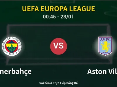 Kết Quả: Fenerbahçe 0-1 Aston Villa – Highlight & Bàn Thắng | UEFA Europa League