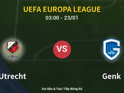 Kết Quả: Utrecht 0-2 Genk – Highlight & Bàn Thắng | UEFA Europa League