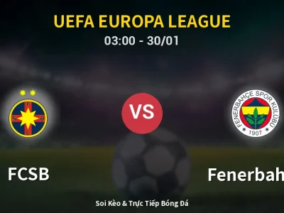Kết Quả: FCSB 1-1 Fenerbahçe – Highlight & Bàn Thắng | UEFA Europa League