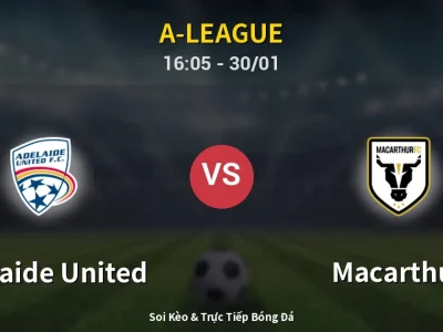 Kết Quả: Adelaide United 1-1 Macarthur – Highlight & Bàn Thắng | A-League