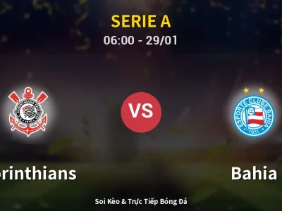 Kết Quả: Corinthians 1-2 Bahia – Highlight & Bàn Thắng | Serie A
