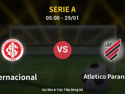 Kết Quả: Internacional 0-1 Atletico Paranaense – Highlight & Bàn Thắng | Serie A