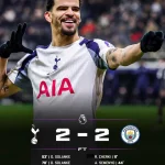 Tottenham 2-2 Man City: Solanke 'bom tấn' khuynh đảo, Man xanh bỏ lỡ cơ hội vàng 1