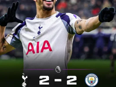 Tottenham 2-2 Man City: Solanke ‘bom tấn’ khuynh đảo, Man xanh bỏ lỡ cơ hội vàng