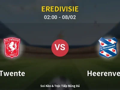 Kết Quả: Twente 5-0 Heerenveen – Highlight & Bàn Thắng | Eredivisie