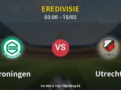 Kết Quả: Groningen 1-2 Utrecht – Highlight & Bàn Thắng | Eredivisie