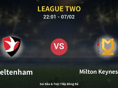 Soi Kèo Cheltenham vs Milton Keynes Dons – 22:01 07/02 | Nhận Định, Dự Đoán Tỷ Số