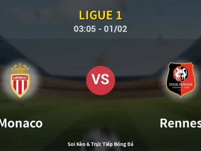 Kết Quả: Monaco 4-0 Rennes – Highlight & Bàn Thắng | Ligue 1