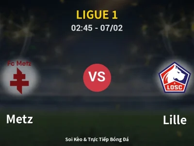 Kết Quả: Metz 0-0 Lille – Highlight & Bàn Thắng | Ligue 1