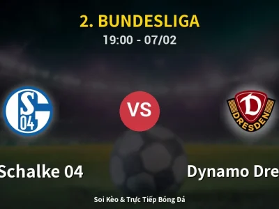 🔴 Trực Tiếp: FC Schalke 04 2-2 Dynamo Dresden – Link Xem 2. Bundesliga (Full HD)