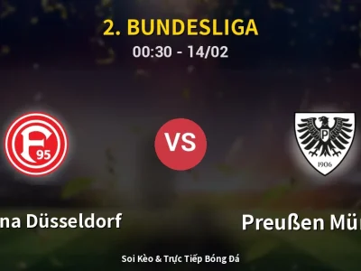 Kết Quả: Fortuna Düsseldorf 0-0 Preußen Münster – Highlight & Bàn Thắng | 2. Bundesliga