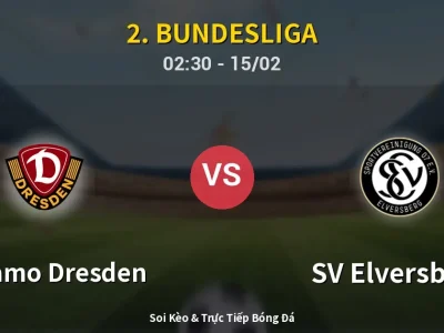 Kết Quả: Dynamo Dresden 1-2 SV Elversberg – Highlight & Bàn Thắng | 2. Bundesliga