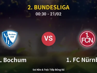 Kết Quả: VfL Bochum 1-1 1. FC Nürnberg – Highlight & Bàn Thắng | 2. Bundesliga