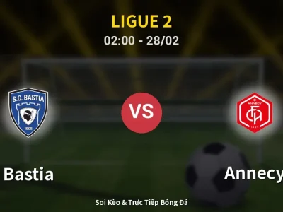 Kết Quả: Bastia 0-2 Annecy – Highlight & Bàn Thắng | Ligue 2