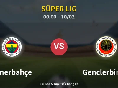 Kết Quả: Fenerbahçe 3-1 Genclerbirligi – Highlight & Bàn Thắng | Süper Lig