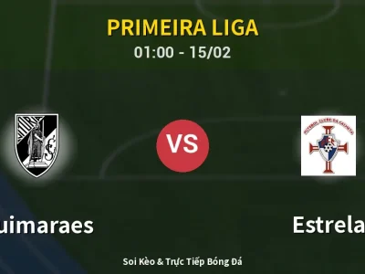 Kết Quả: Guimaraes 2-1 Estrela – Highlight & Bàn Thắng | Primeira Liga