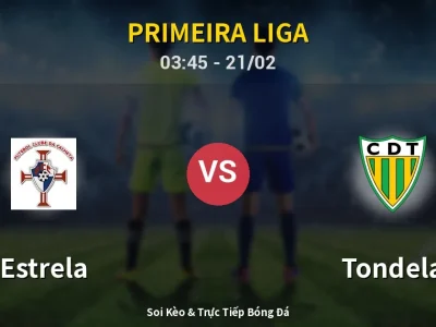 Kết Quả: Estrela 0-2 Tondela – Highlight & Bàn Thắng | Primeira Liga