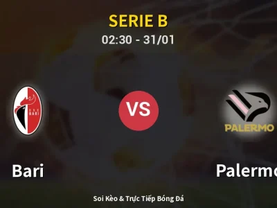 Kết Quả: Bari 0-3 Palermo – Highlight & Bàn Thắng | Serie B
