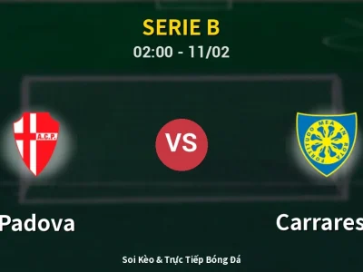 Kết Quả: Padova 1-0 Carrarese – Highlight & Bàn Thắng | Serie B