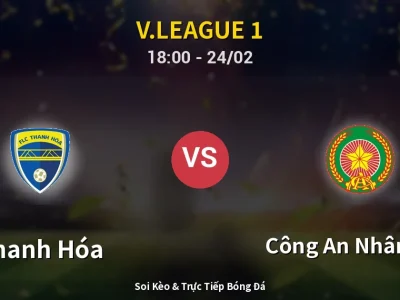 Kết Quả: Thanh Hóa 1-3 Công An Nhân Dân – Highlight & Bàn Thắng | V.League 1