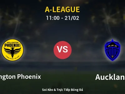 Kết Quả: Wellington Phoenix 0-5 Auckland – Highlight & Bàn Thắng | A-League