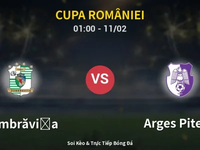 Kết Quả: Dumbrăviţa 1-2 Arges Pitesti – Highlight & Bàn Thắng | Cupa României