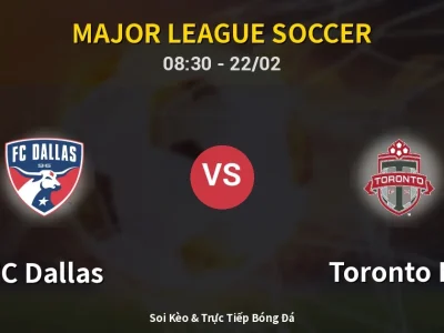 Kết Quả: FC Dallas 3-2 Toronto FC – Highlight & Bàn Thắng | Major League Soccer