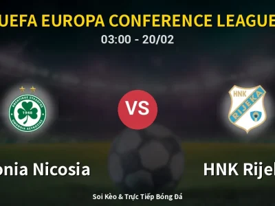 Kết Quả: Omonia Nicosia 0-1 HNK Rijeka – Highlight & Bàn Thắng | UEFA Europa Conference League