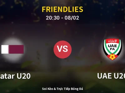 Soi Kèo Qatar U20 vs UAE U20 – 20:30 08/02 | Nhận Định, Dự Đoán Tỷ Số