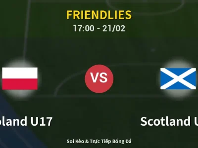 Kết Quả: Poland U17 4-2 Scotland U17 – Highlight & Bàn Thắng | Friendlies