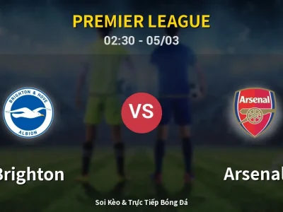 Kết Quả: Brighton 0-1 Arsenal – Highlight & Bàn Thắng | Premier League