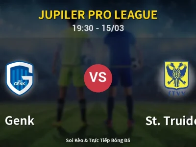 Soi Kèo Genk vs St. Truiden – 19:30 15/03 | Nhận Định, Dự Đoán Tỷ Số