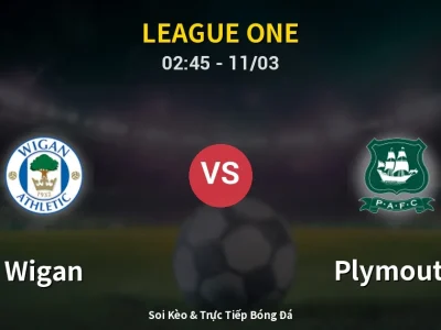 Kết Quả: Wigan 0-3 Plymouth – Highlight & Bàn Thắng | League One