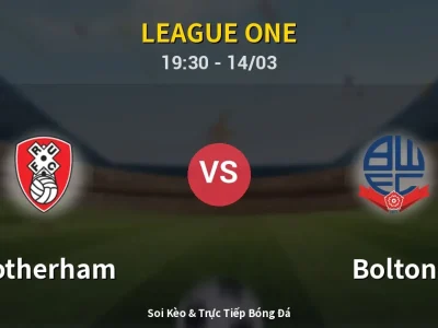 Soi Kèo Rotherham vs Bolton – 19:30 14/03 | Nhận Định, Dự Đoán Tỷ Số