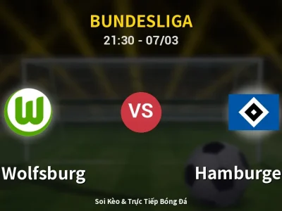 🔴 Trực Tiếp: VfL Wolfsburg 0-0 Hamburger SV – Link Xem Bundesliga (Full HD)