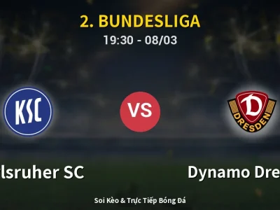 🔴 Trực Tiếp: Karlsruher SC 1-3 Dynamo Dresden – Link Xem 2. Bundesliga (Full HD)