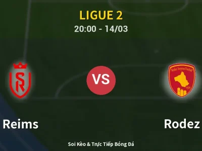 Soi Kèo Reims vs Rodez – 20:00 14/03 | Nhận Định, Dự Đoán Tỷ Số