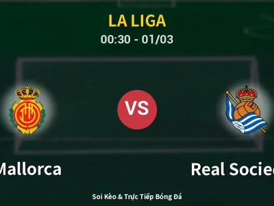 Kết Quả: Mallorca 0-1 Real Sociedad – Highlight & Bàn Thắng | La Liga