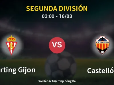 Kết Quả: Sporting Gijon 4-1 Castellón – Highlight & Bàn Thắng | Segunda División