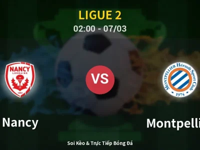 Kết Quả: Nancy 0-3 Montpellier – Highlight & Bàn Thắng | Ligue 2