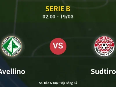 Kết Quả: Avellino 3-2 Sudtirol – Highlight & Bàn Thắng | Serie B