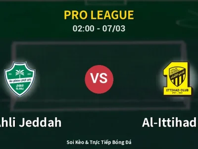 Kết Quả: Al-Ahli Jeddah 3-1 Al-Ittihad FC – Highlight & Bàn Thắng | Pro League