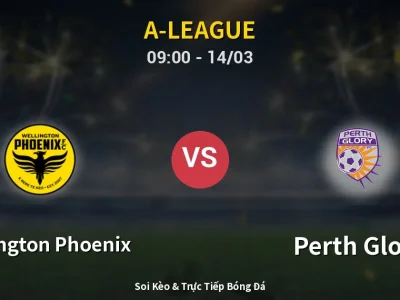 🔴 Trực Tiếp: Wellington Phoenix 0-0 Perth Glory – Link Xem A-League (Full HD)